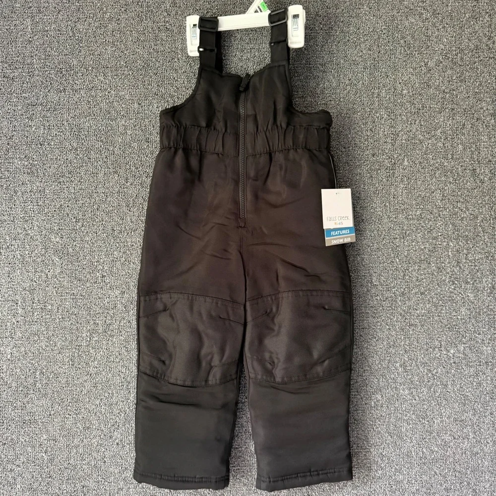 NWT Kids 2T Snow Bib Pant Boy Girl Insulated Water Resistant Winter Ski Overalls